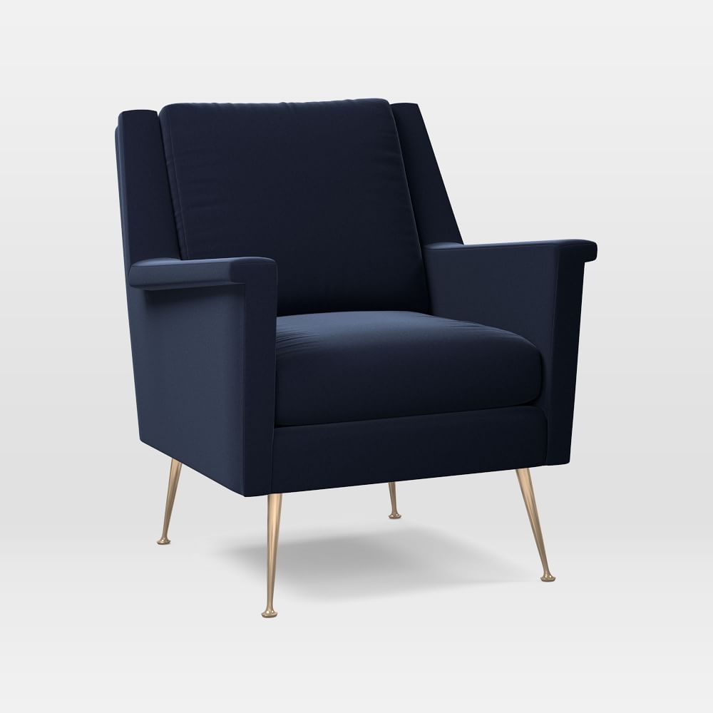 Carlo Mid-Century Chair - Metal Legs - Image 0
