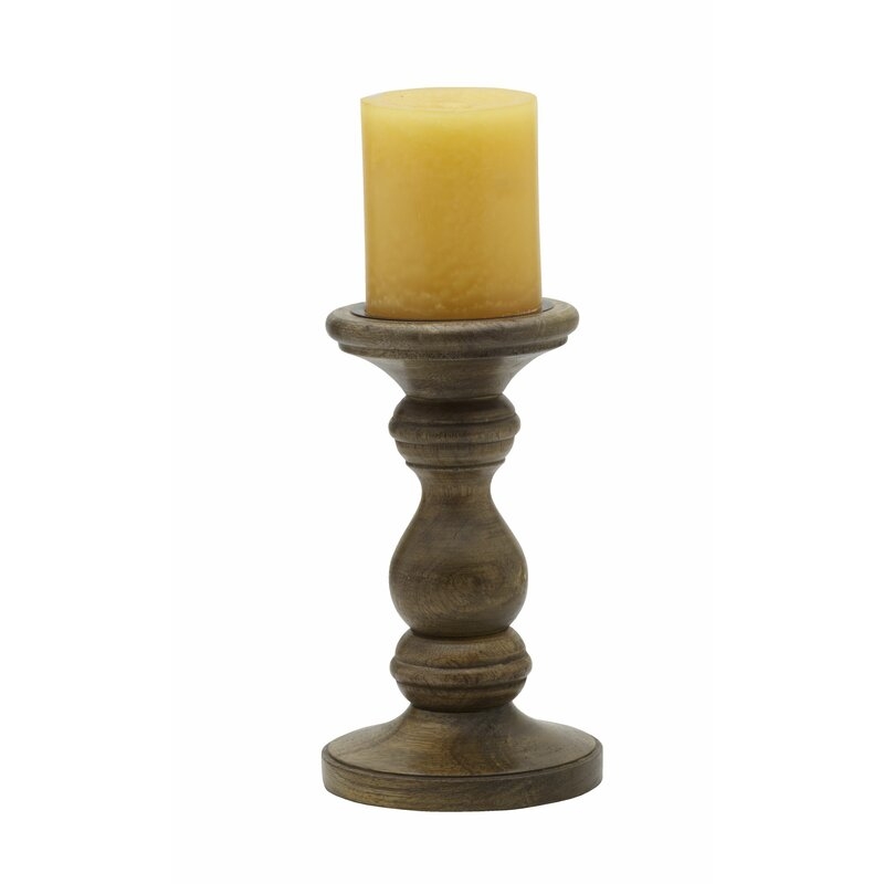 Wood Candlestick - Image 0