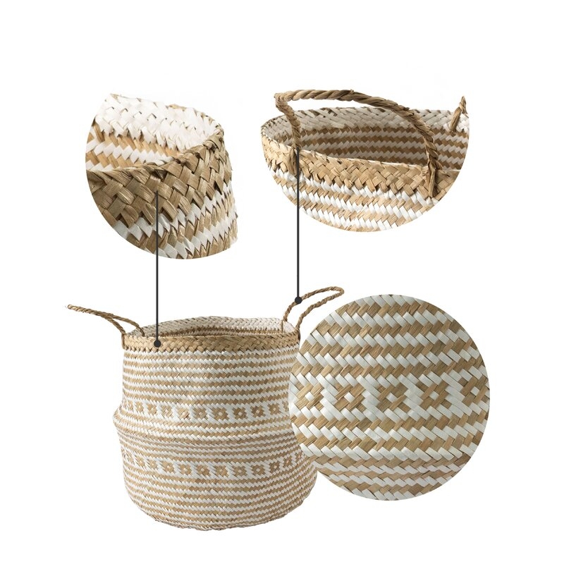 Belly Straw Seagrass Basket Set - Image 2