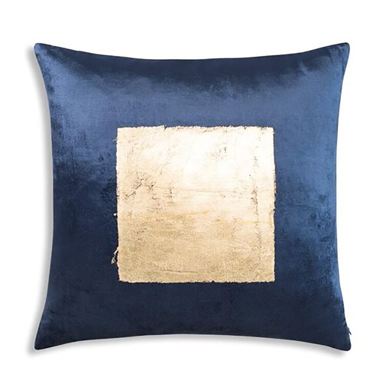 Marie Burgos Design Verona Square Velvet Pillow Cover & Insert - Image 0