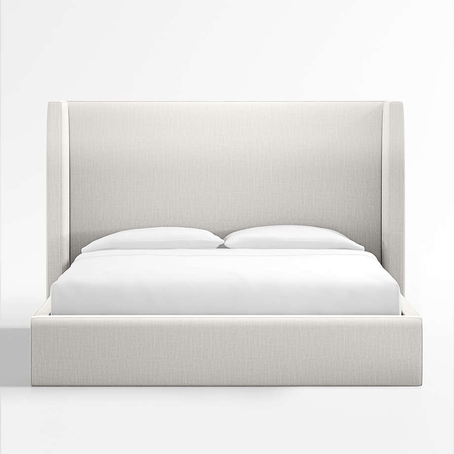 Arden Ivory Upholstered King Bed with 60" Headboard - Image 0