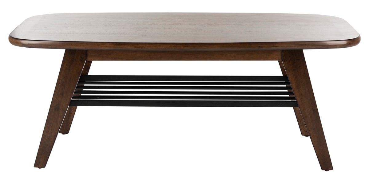 Oren 2 Tier Coffee Table - Dark Walnut - Safavieh - Image 0