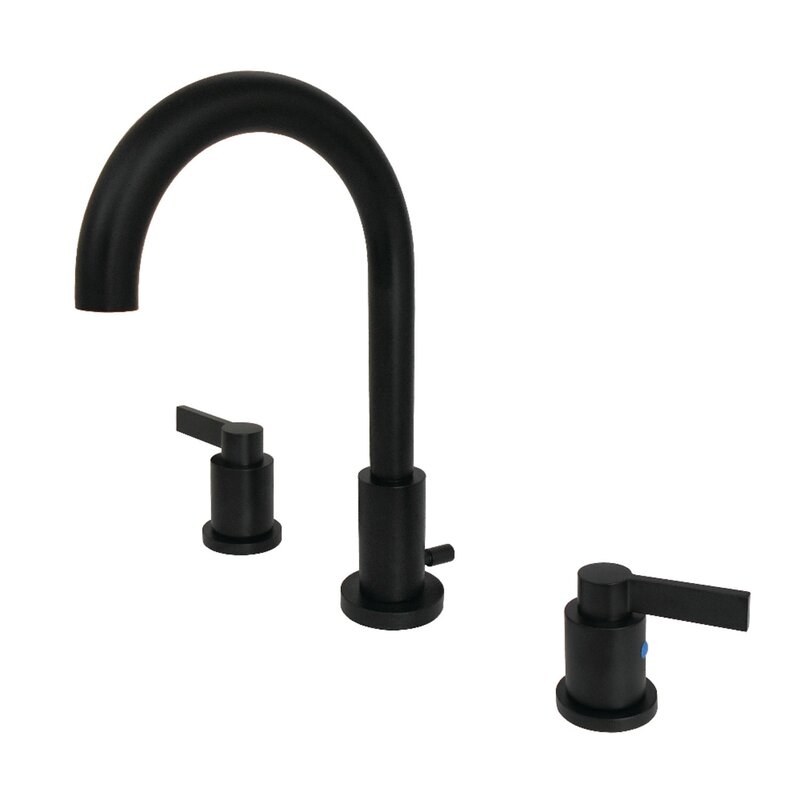 Nuvo Fusion Widespread Bathroom Faucet with Drain Assembly - Image 1