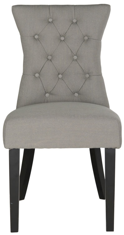 Gretchen 21''H Tufted Side Chair (Set Of 2) - Granite/Black - Arlo Home - Image 0