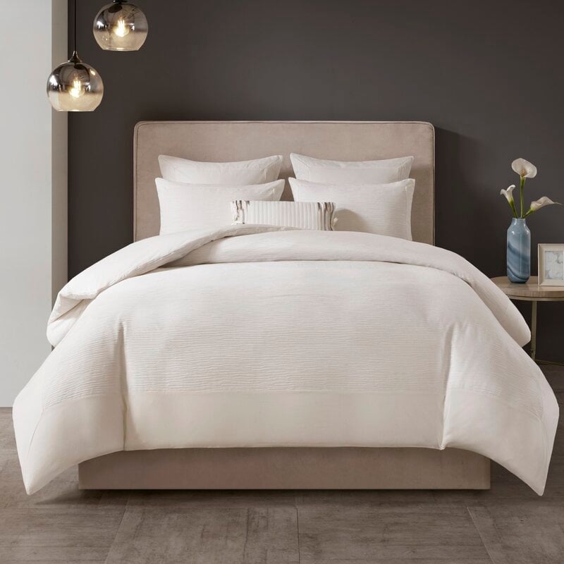 Hanae Microfiber Modern & Contemporary 3 Piece Comforter Set  Hanae Microfiber Mode - Image 0