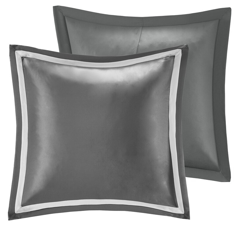 Tess Microfiber Reversible Modern & Contemporary 8 Piece Comforter Set - Image 5