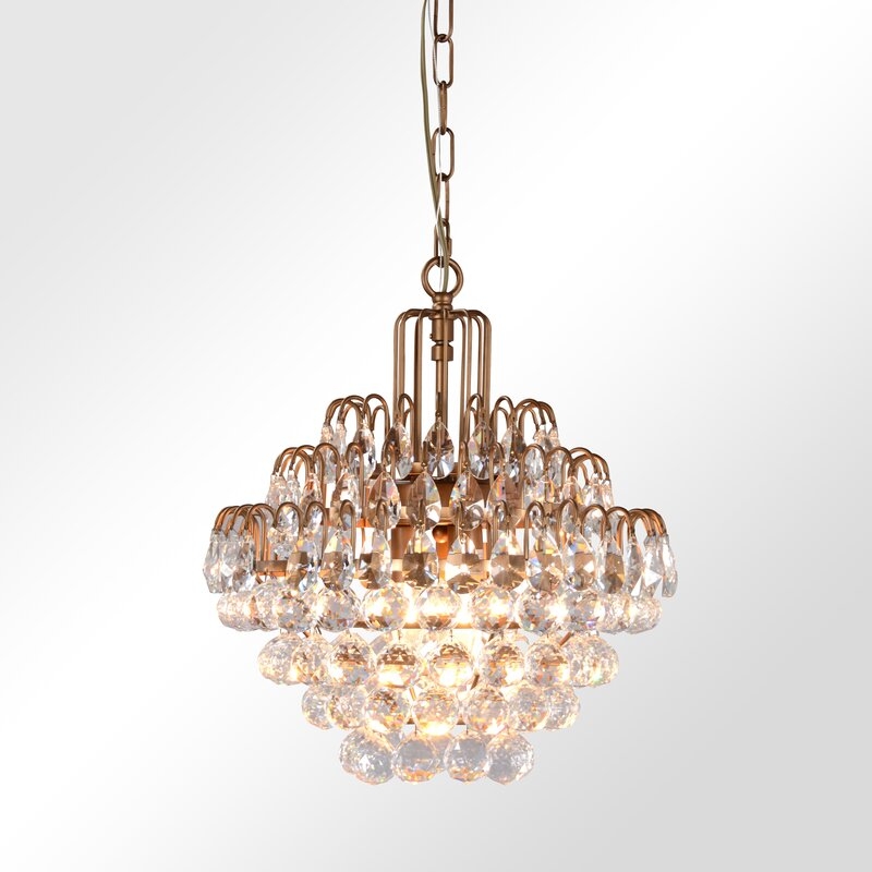 Thayer 3 - Light Shaded Tiered Chandelier - Image 0