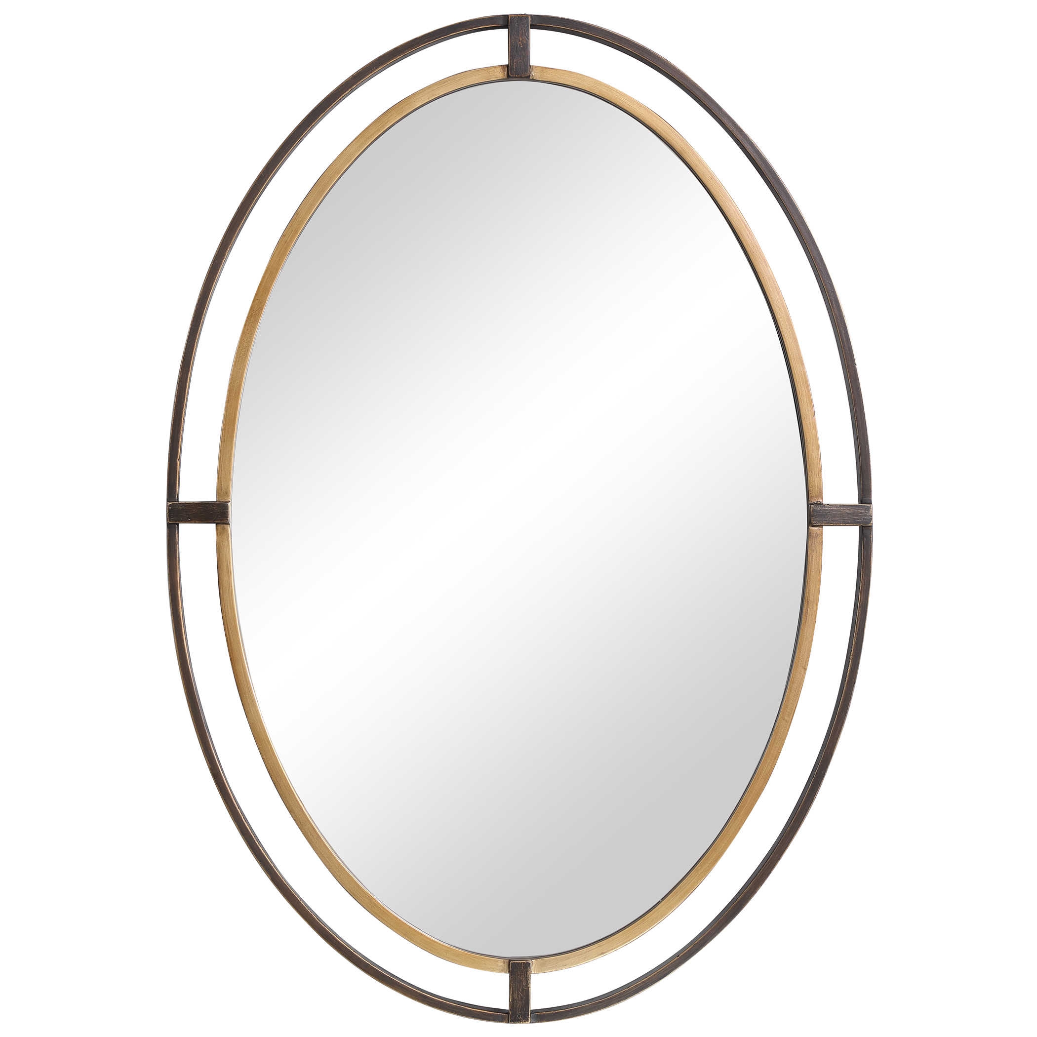 Metal Oval Mirror - Image 0