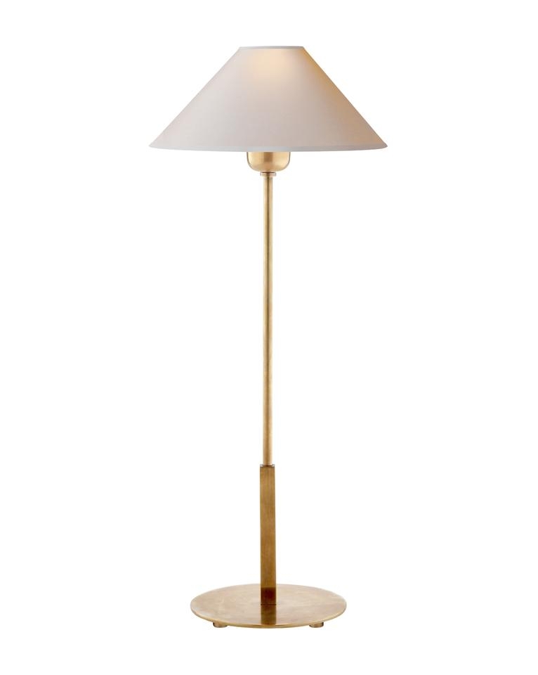 HACKNEY TABLE LAMP - HAND-RUBBED ANTIQUE BRASS - Image 0