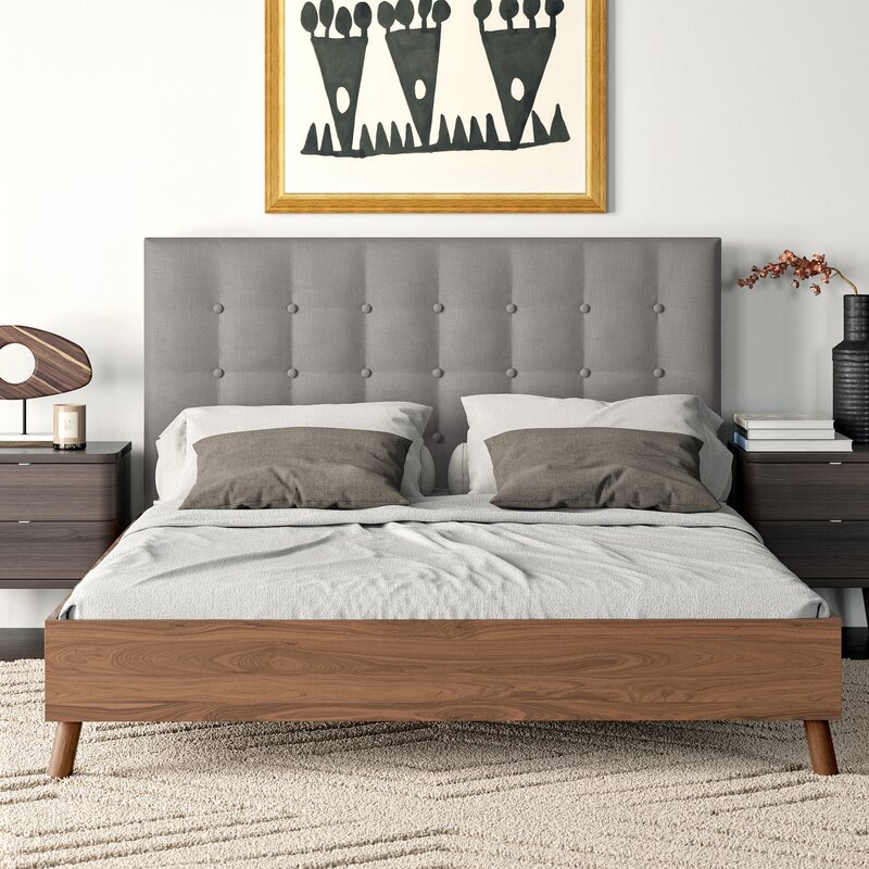 Alaina Upholstered Platform Bed - Image 0