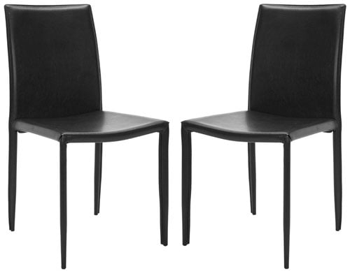 Karna 19''H Dining Chair - Black - Safavieh - Image 0