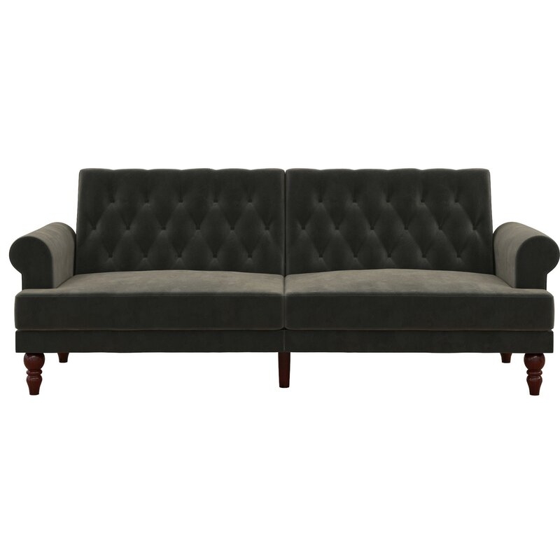Twin Or Smaller Tufted Back Convertible Sofa - Image 0