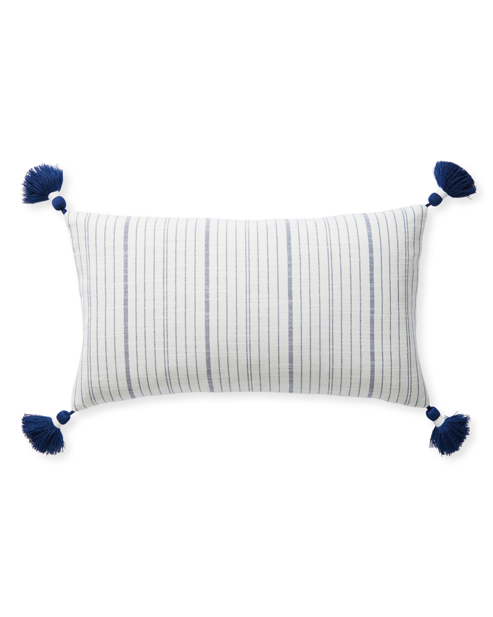 Surf Stripe Pillow Cover - Navy - 12x21 - Image 0