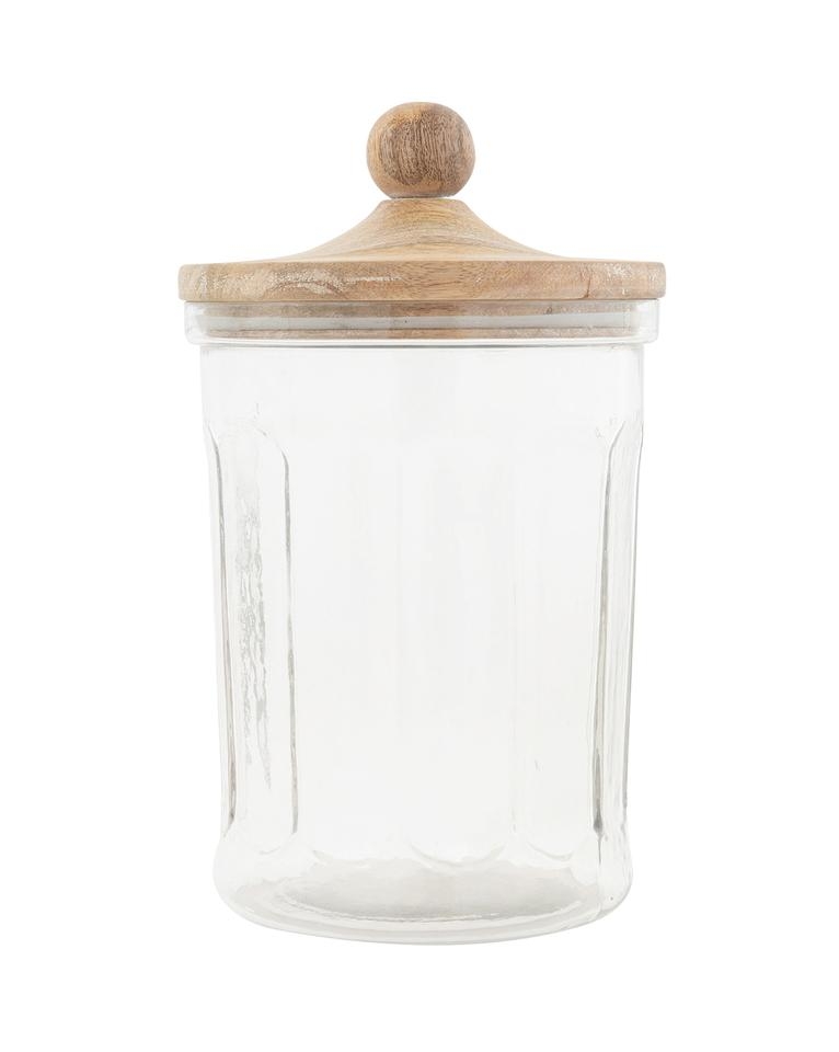 SEEDED GLASS CANISTERS (SET OF 3) - Image 2