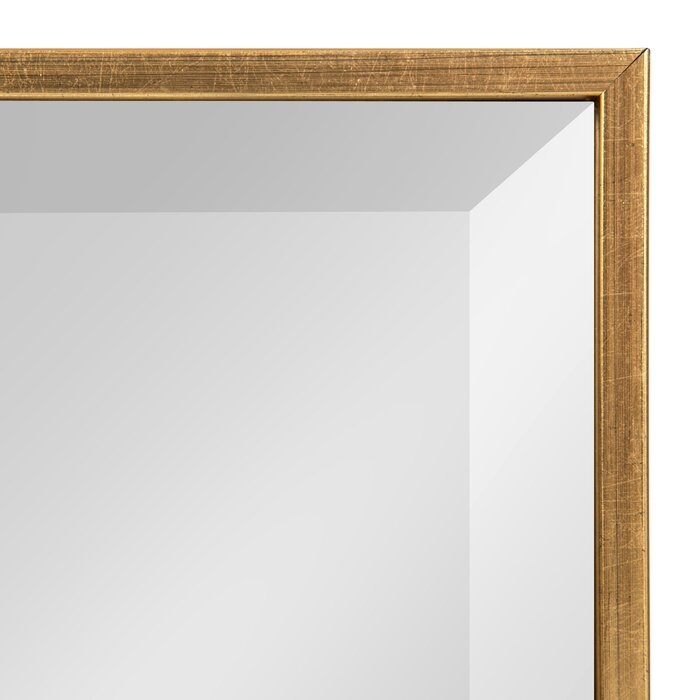 Logsdon Traditional Beveled Accent Mirror - GOLD - 36.5" H x 24.5" W - Image 1