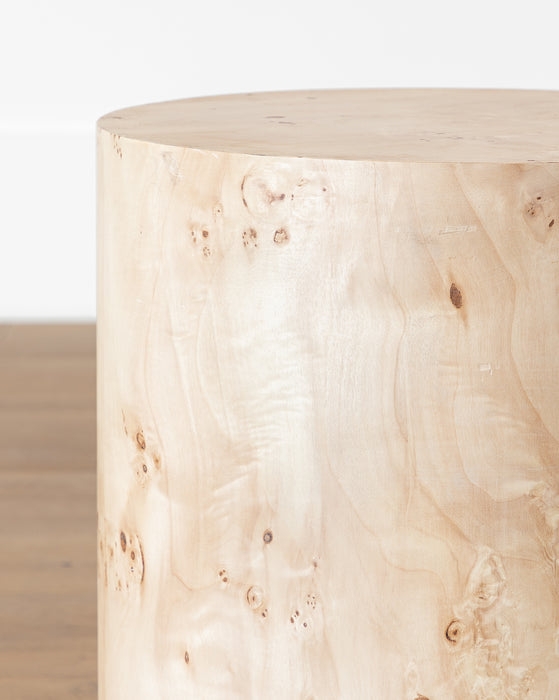 Burl Wood Side Table - Image 3