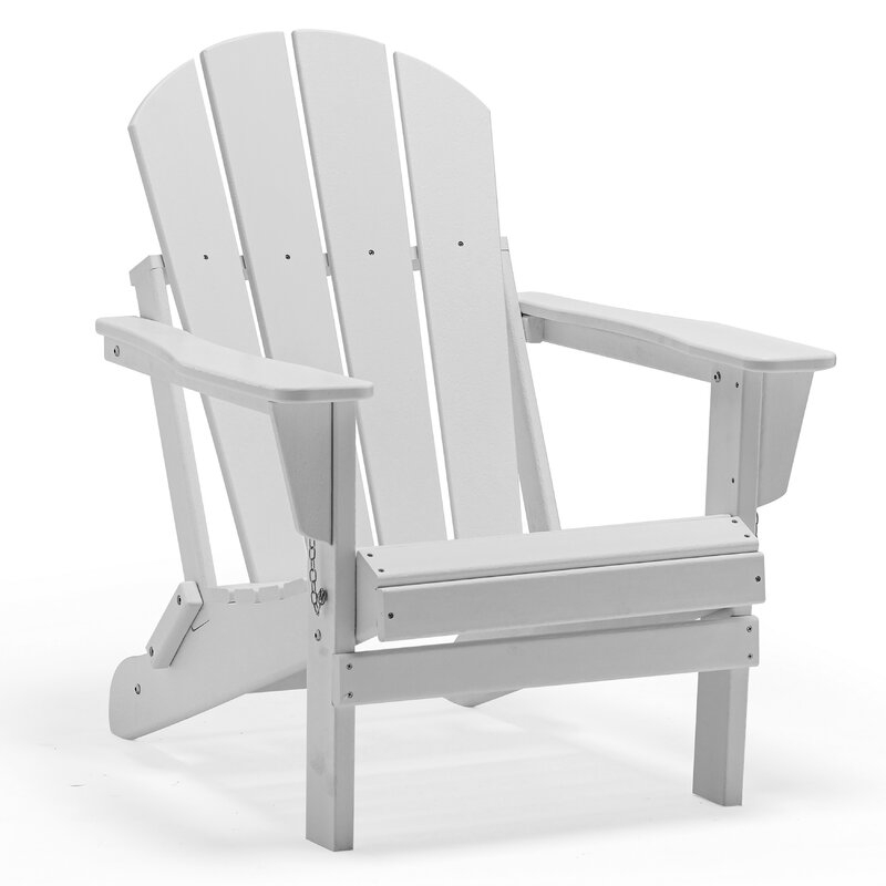 Lopes Resin Folding Adirondack Chair (Set of 2) - Image 1