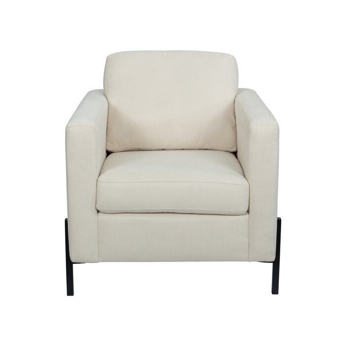 Walther Armchair With Black Metal Leg - Image 3