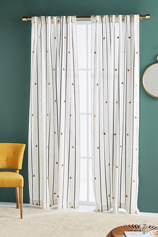 Tasseled Nara Curtain, 96 x 50 - Image 0