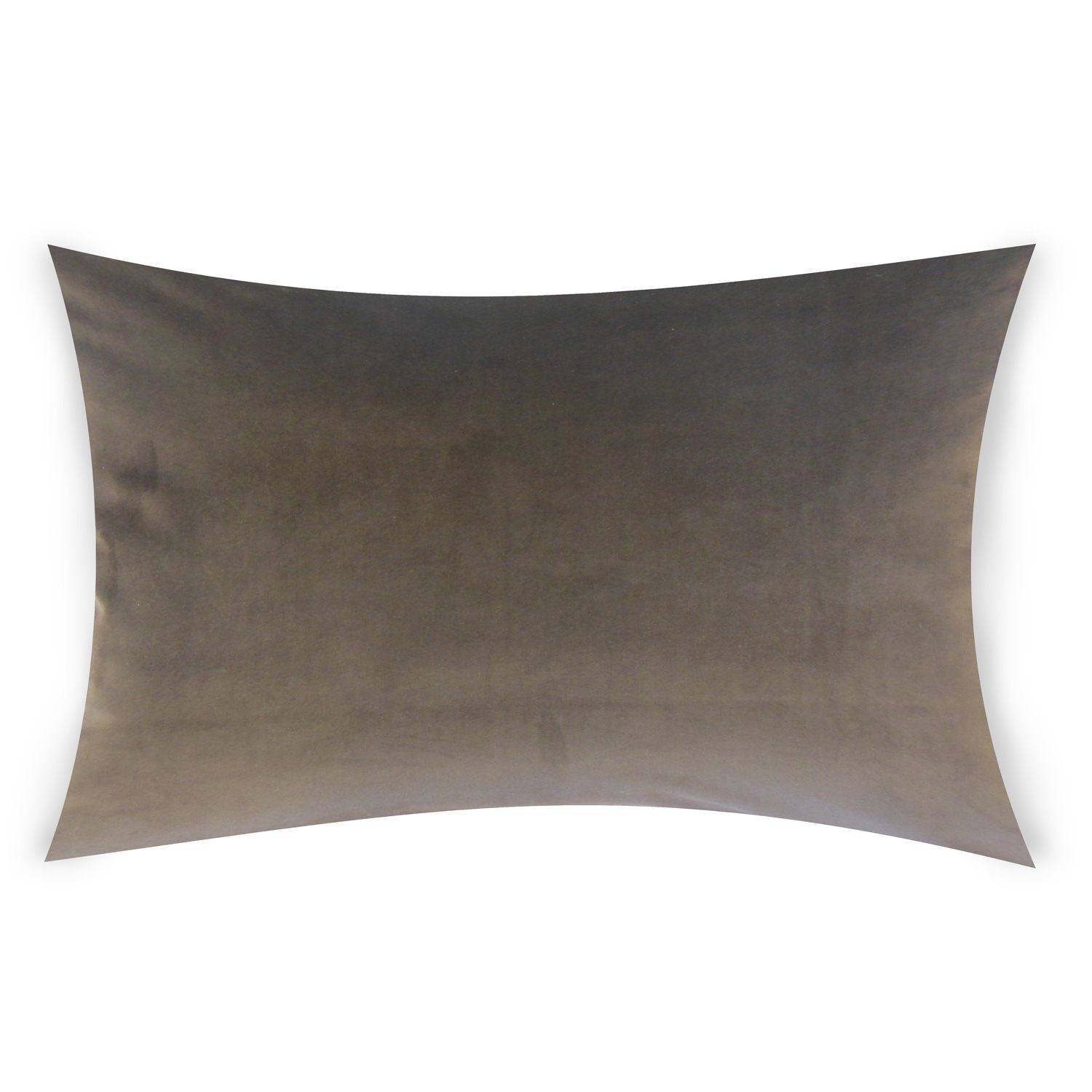 Classic Velvet Lumbar Pillow, Coal, 18" x 12" - Image 0