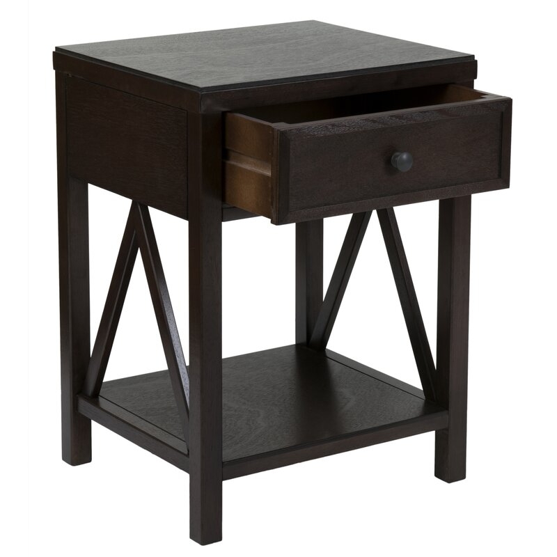 Nealon End Table with Storage - Brown - Image 1