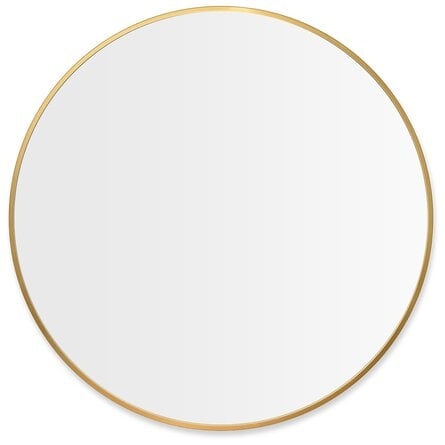 Hammond Modern & Contemporary Mirror, Light Gold - Image 0