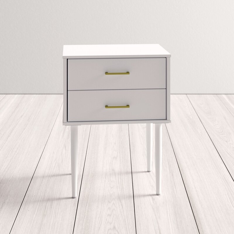 Winningham 2 Drawer End Table with Storage - Image 2