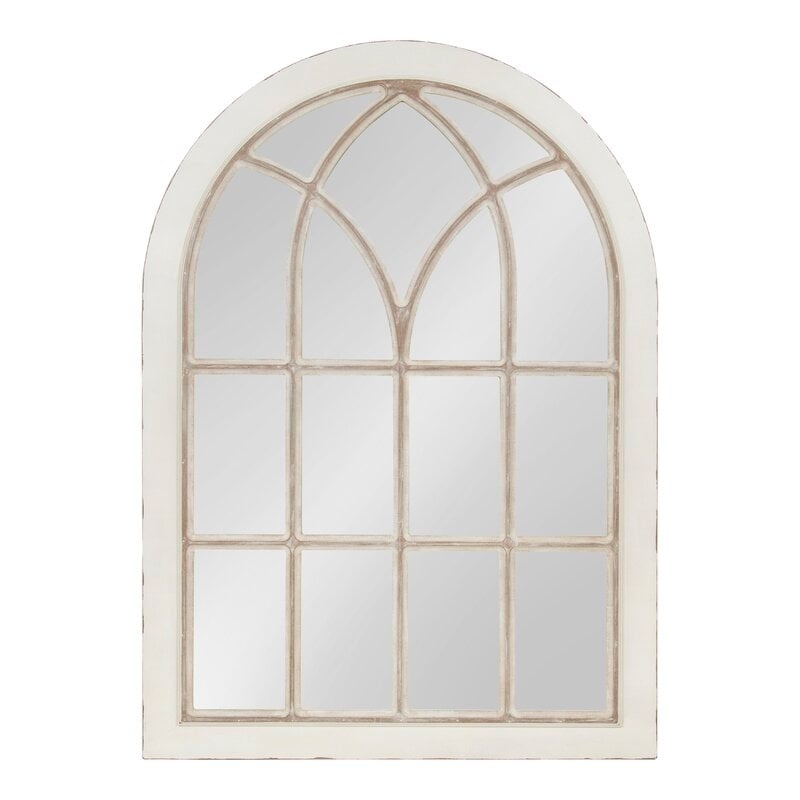 Eggert Window Pane Solid Wood Wall Mirror - Image 0