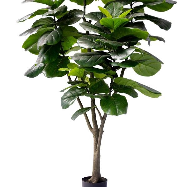 7.5 ft. Large Real Touch Artificial Fiddle Leaf Fig Tree in Pot - Image 1