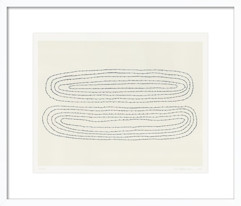 Looped Art Print, White Frame, 24" x 20" - Image 0