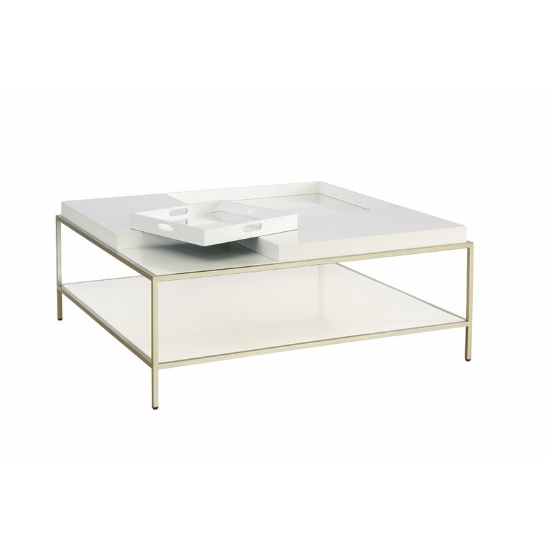 Clontarf Square Coffee Table with Tray Top - Image 0