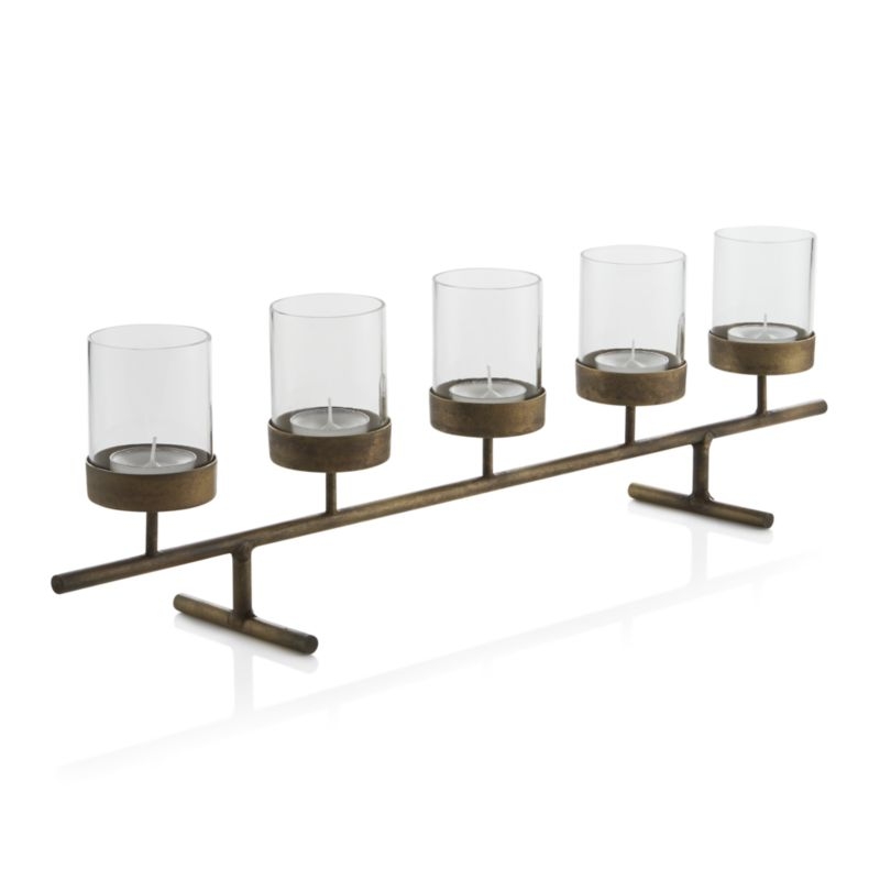 Asta Brass Tea Light Centerpiece - Image 3