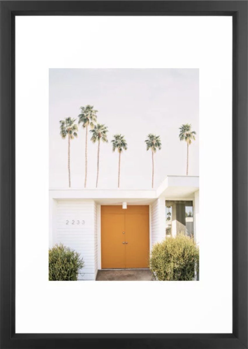 Palm Springs Framed Art Print - Image 0