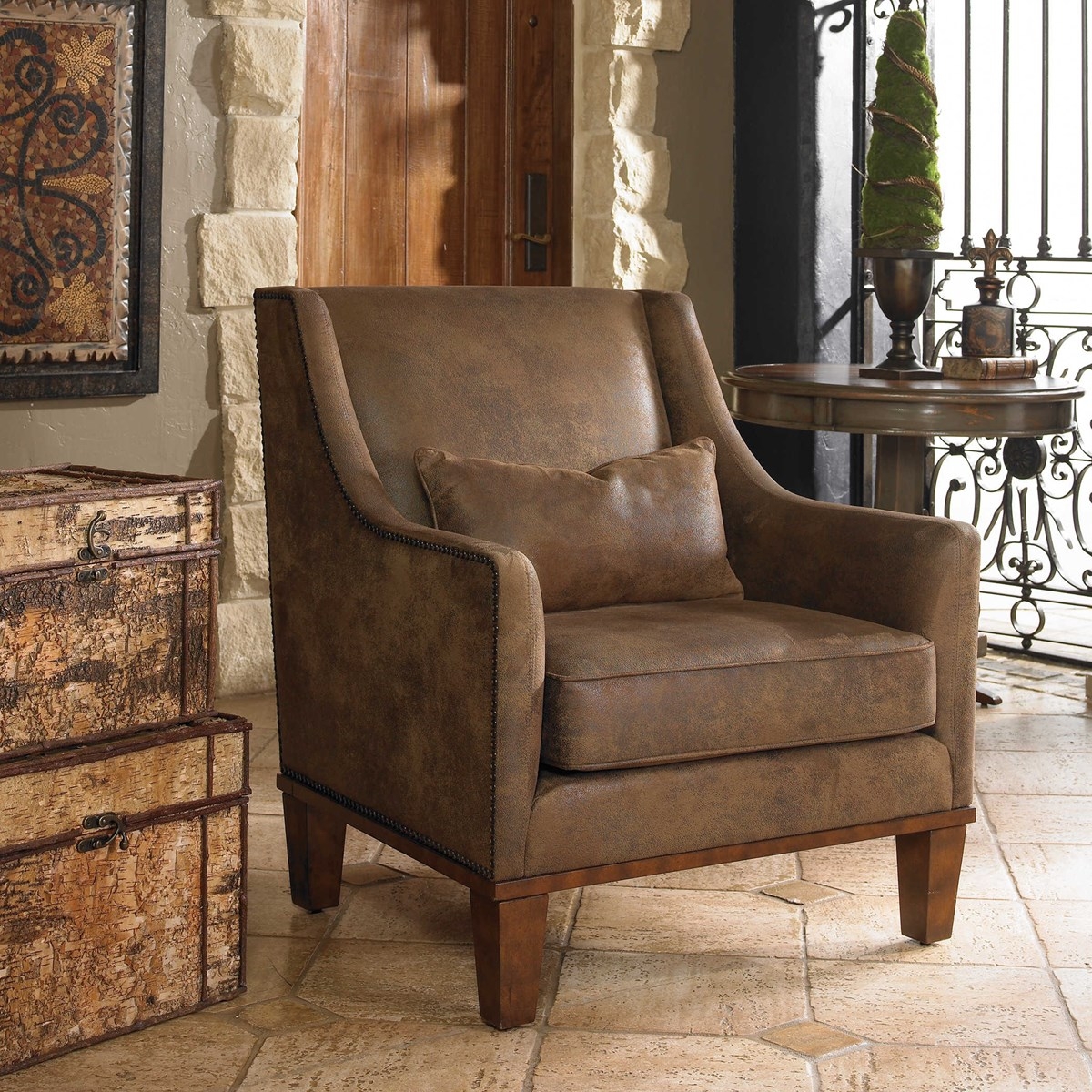 Clay Leather Armchair - Image 2