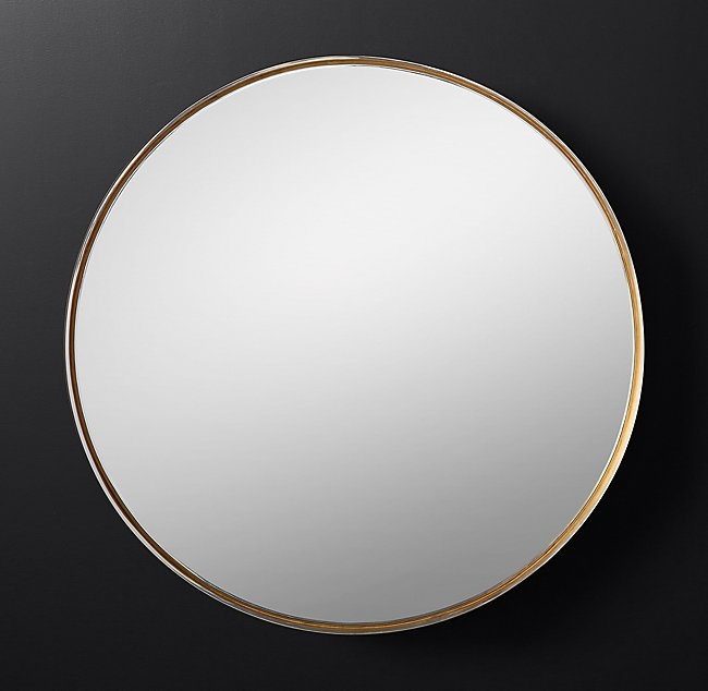 Varese Two-Toned Round Mirror - Image 0