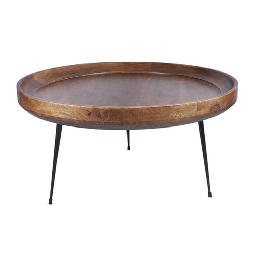 Streeter Round Mango Wood Coffee Table - Image 0