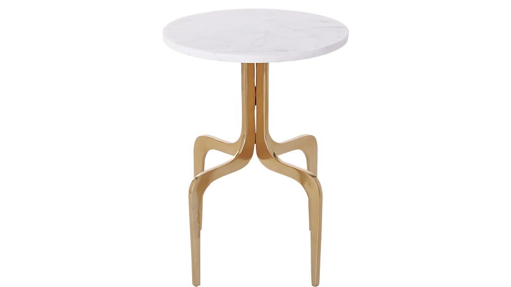 dorset marble side table - Image 2