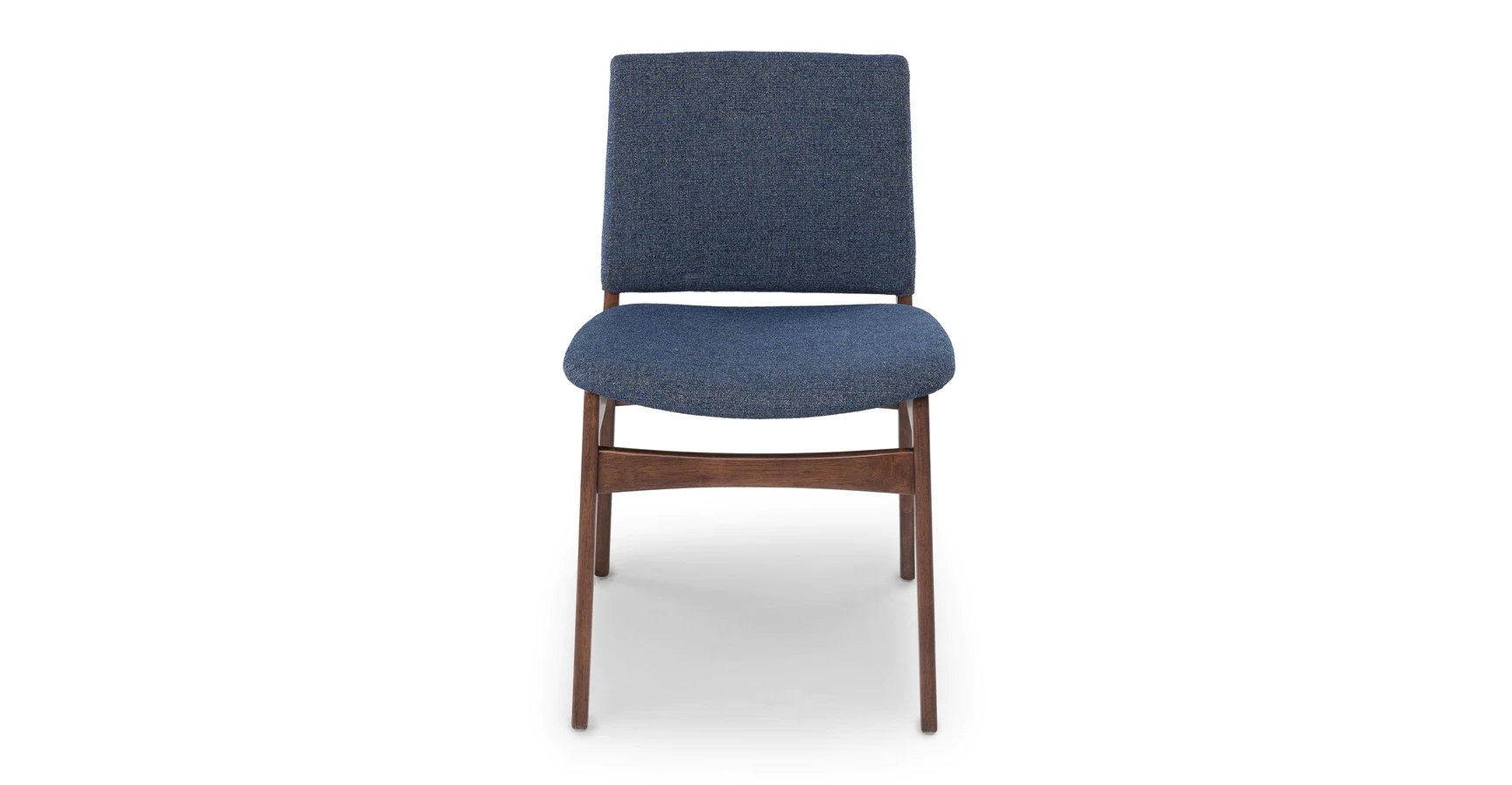 Nosh Denim Blue Walnut Dining Chair - Image 1