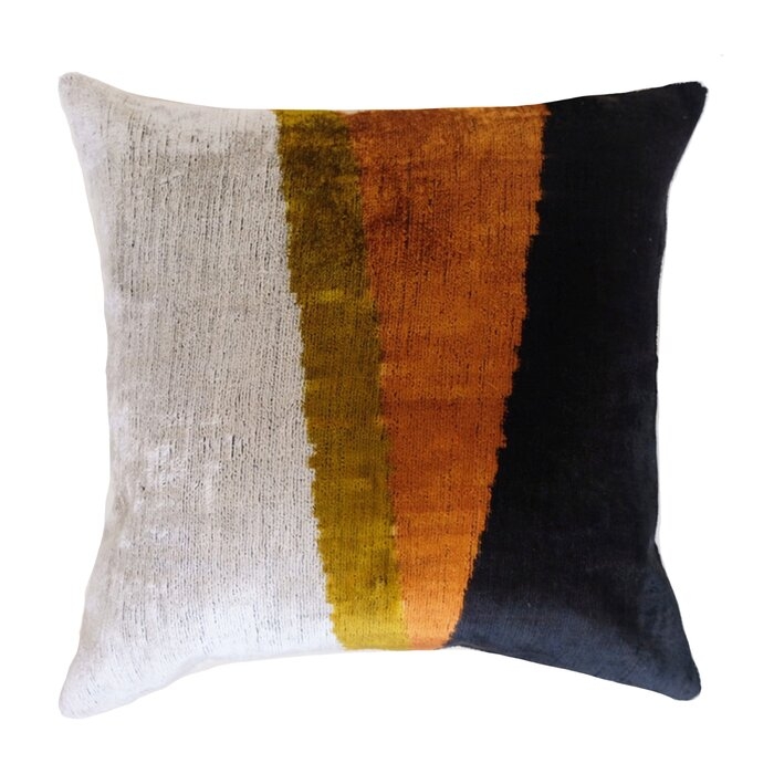 LOOMY Hozat Feathers Square Pillow Cover & Insert - Image 0