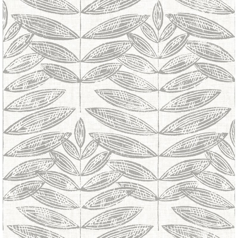 Schenk Leaf 33' L x 20.5" W Wallpaper Roll - Image 0