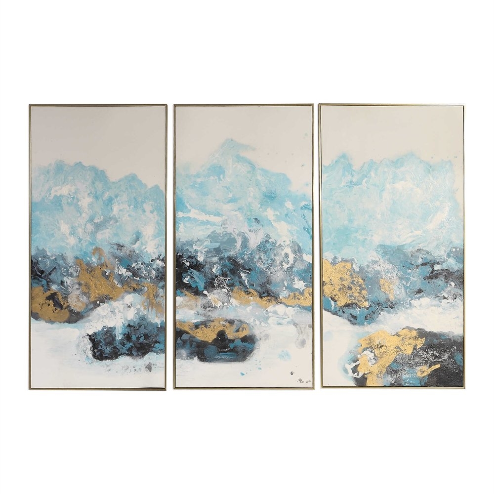 Crashing Waves Hand Painted Canvases - Image 0