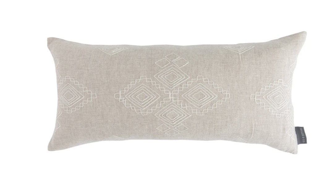 Jamille Woven Pillow Cover, 24" x 12" - Image 0