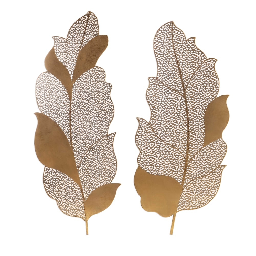 Autumn Lace Metal Wall Decor, S/2 - Image 0