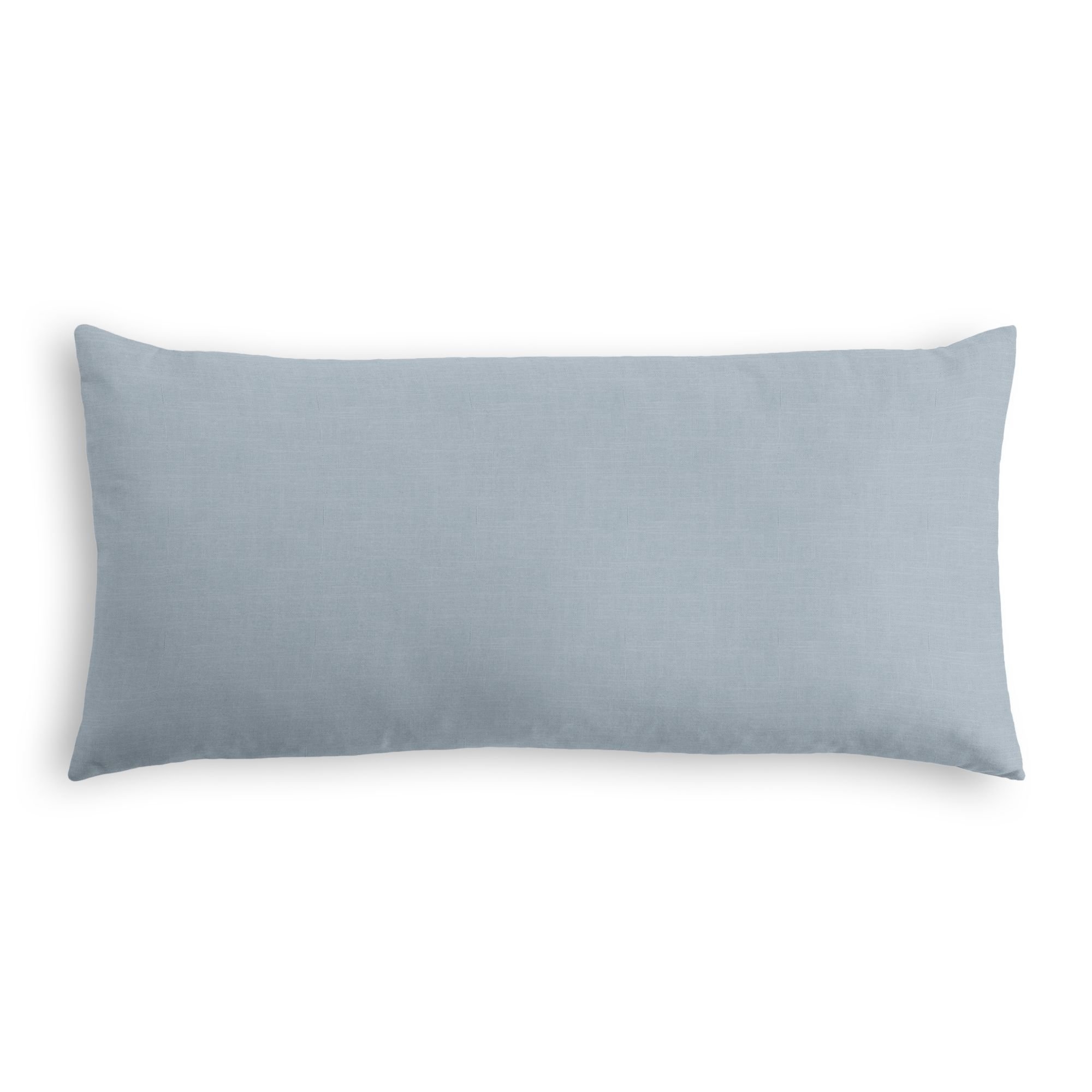 Classic Linen Lumbar Pillow, Dusk, 18" x 12" - Image 0
