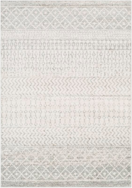 Leonard Pattern Wool Gray Area Rug - Image 0