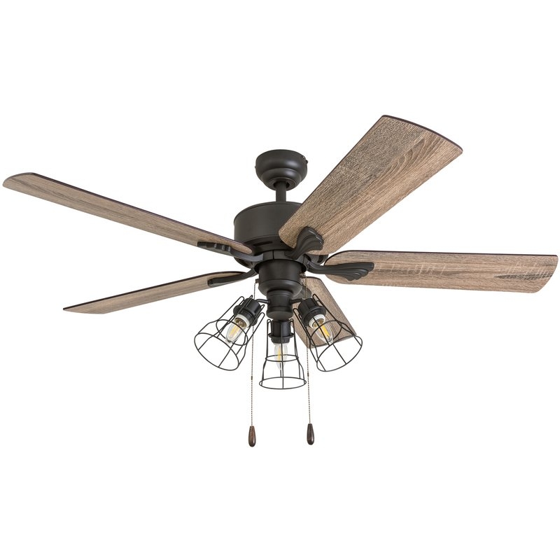 52" Rankins 5 Blade LED Ceiling Fan w/ Bluetooth Enable Remote - Image 0