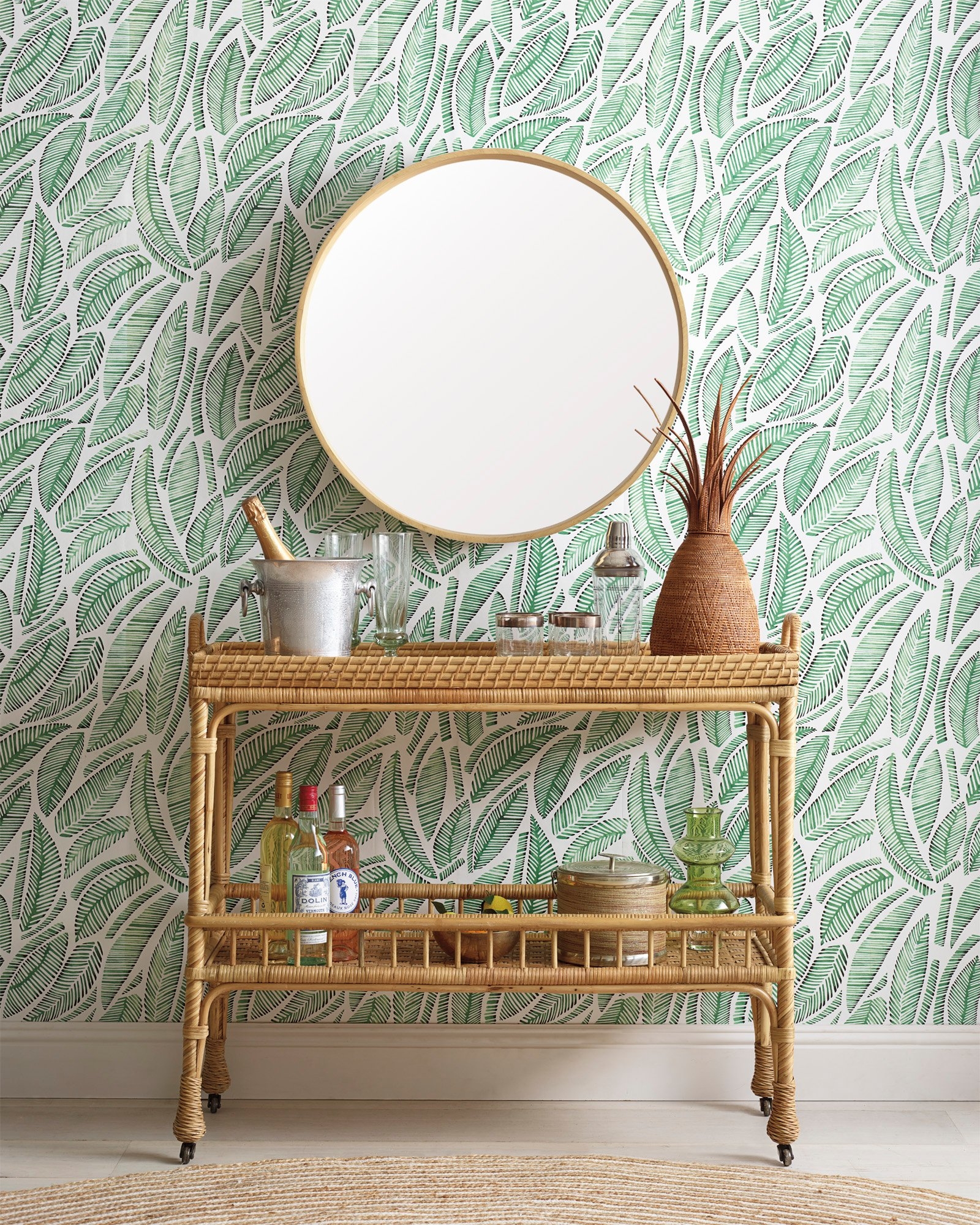 Fallbrook Wallpaper - Palm Green - Image 2