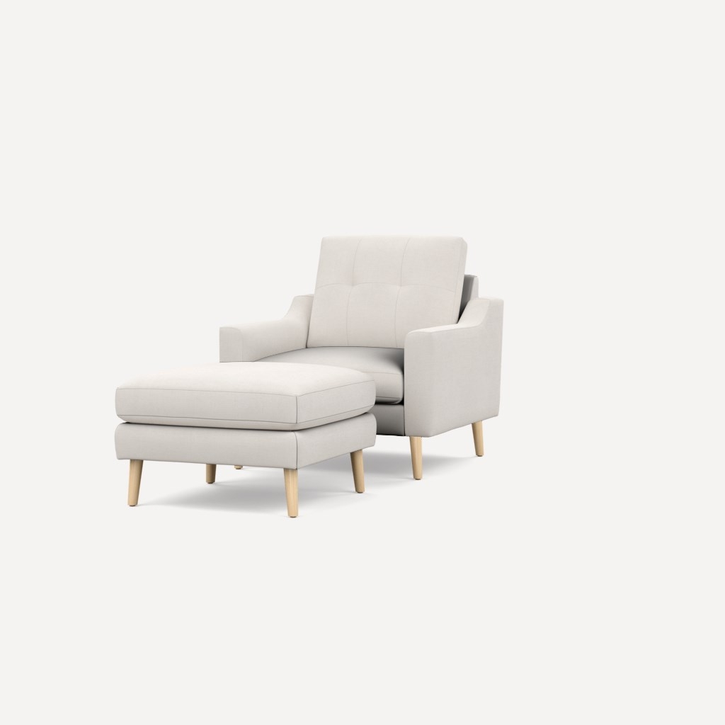 The Nomad Armchair with Ottoman - Image 0