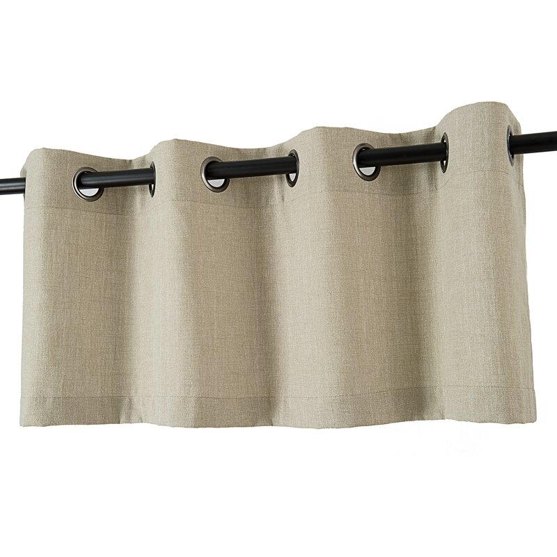 Destefano Oversized Linen 50" Window Valance - Image 1