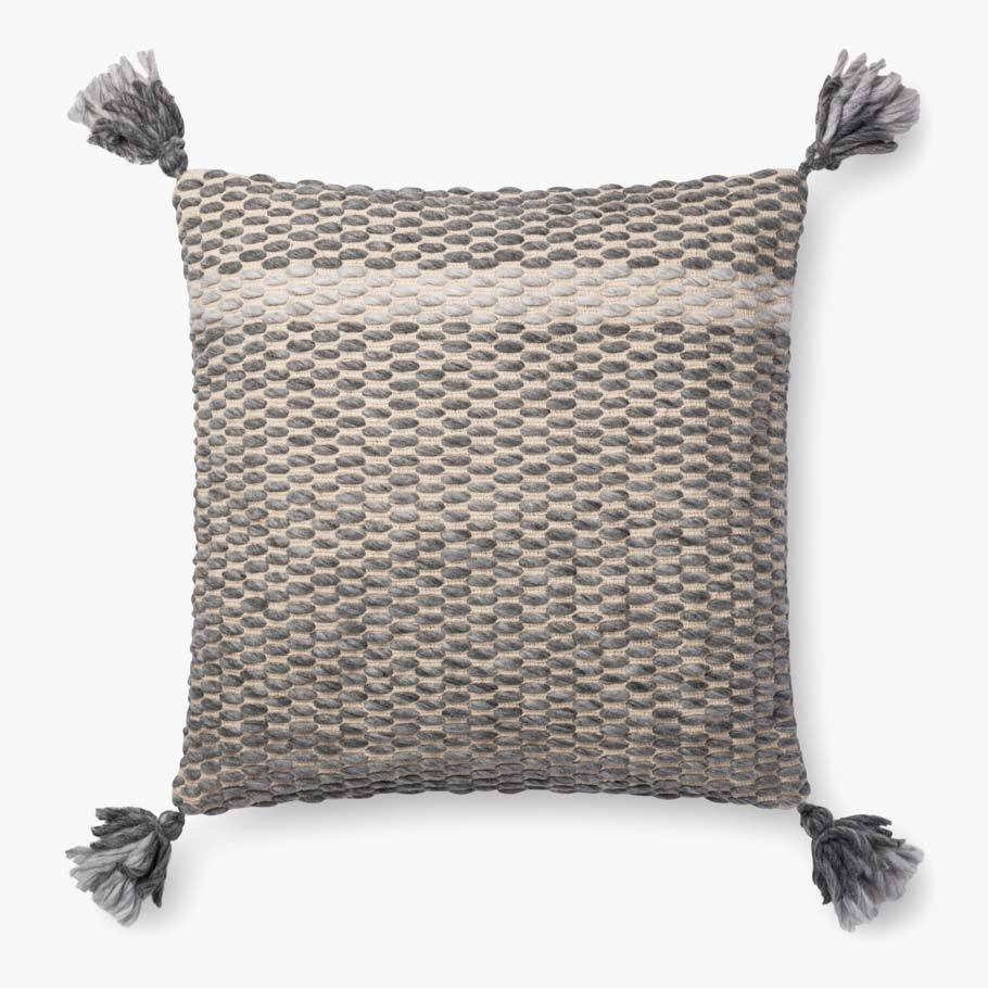 P0721 Charcoal - 22"x22" Pillow Cover Only - Image 0
